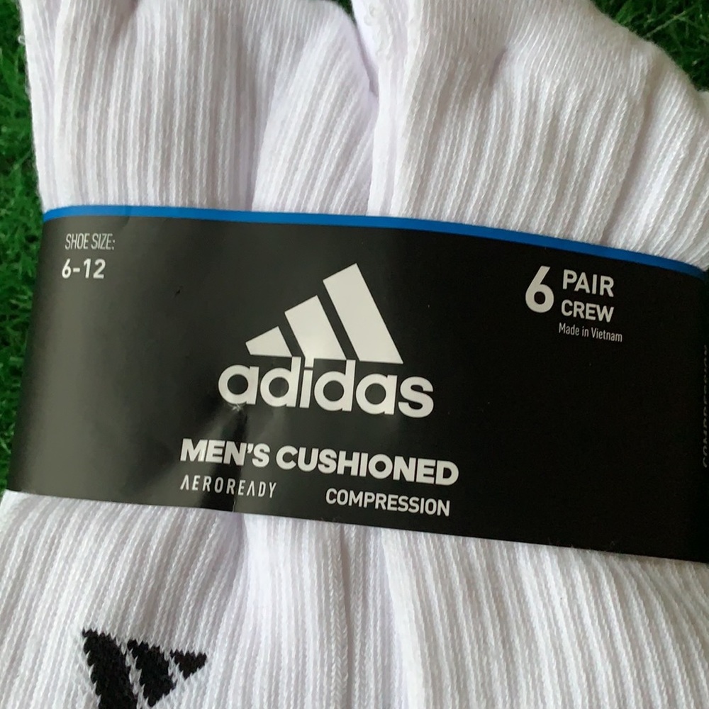 6 pairs socks set Adidas Cushioned Crew - Picture 10 of 16